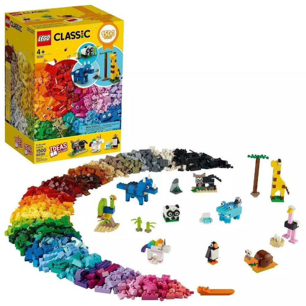 LEGO Classic Creator Fun 11011 Bricks and Animals  1500 pcs